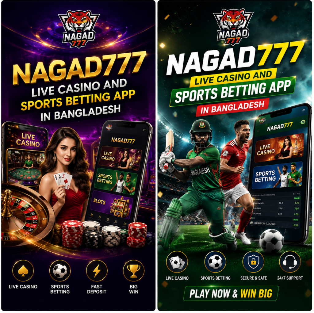Nagad777 Live Casino and Sports Betting App in Bangladesh